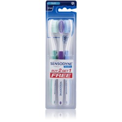 2 Sensodyne Sensitive Toothbrush Soft Sensitive Teeth - (Pack of 3)