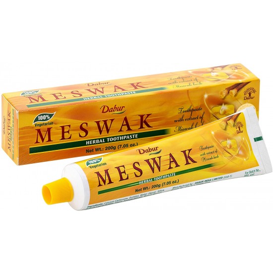 Dabur Meswak (Miswak) Toothpaste 200 Grams - Pack of 3