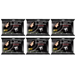 Emami Diamond Shine Crème Hair Color, Natural Black, 20 g (Pack of 6)