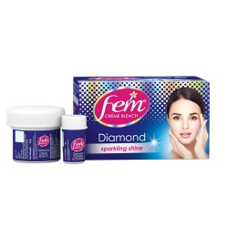Fem Diamond Creme Bleach, 30 Gm