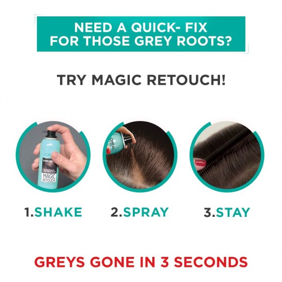 L'Oreal Paris Magic Retouch 1, Black, 75ml