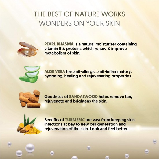 VLCC Pearl Facial Kit for Luminous Skin and A Fairer Complexion (60gm) 